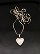 Medallion 
shaped like a 
heart 2 x 1.7 
cm. and chain 
60 cm. all 
sterling silver 
item no. 543376