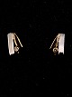 14 carat gold ear studs 0.9 x 0.6 cm. subject no. 543377
