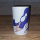 Cylindrical cup 
or vase in 
porcelain from 
Bing & 
Groendahl with 
decoration by 
Sten Lykke 
Madsen. ...