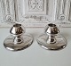 A.F.Rasmussen 
pair of silver 
candlesticks in 
sterling silver 
for large 
candles.
Stamped: ...