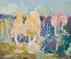 Alfred Boll, 
Swedish artist, 
oil on canvas. 
Abstract 
composition. 
Coloristic 
palette. Bold 
...