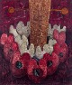 Torsten Hult, 
listed Swedish 
artist, oil on 
board. Painting 
in abstract 
style.
Titled 
"Höstlöv" ...