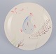 Stig Lindberg 
for 
Gustavsberg. 
"Löja" plate. 
Hand-painted 
with a fish 
motif. 
Satirical ...