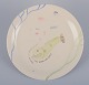 Stig Lindberg 
for 
Gustavsberg. 
"Löja" plate. 
Hand-painted 
with a fish 
motif. 
Satirical ...