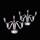 Cohr - Denmark. 
A pair of 
Sterling Silver 
Five-Light 
Candelabra.
Designed and 
crafted by 
COHR, ...
