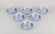 Nils Emil 
Lundström 
(1865-1960) for 
Rörstrand, 
Sweden, set of 
six "Ostindia" 
coffee cups abd 
...