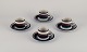Anja 
Jaatinen-
Winquist for 
Arabia, 
Finland. A set 
of four "Kaira" 
coffee cups 
with ...