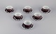 Bjørn Wiinblad 
for Rosenthal, 
Germany. A set 
of six ...