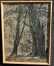 Swane, Sigurd 
(1879 - 1973) 
Denmark: Trees. 
Drawing. 
Designated on 
the back. 61 x 
47 ...