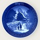 Royal 
Copenhagen, 
Christmas 
plate, 1973, 
Home for 
Christmas, 18cm 
in diameter, 
Design Kai 
Lange ...