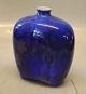Royal Copenhagen crystalline blue glazed vase  form 134 15 x 12 cm In mint and nice condition ...
