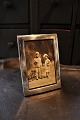 Old photo frame 
in silver with 
glass and fine 
old patina, 
stamped with 
silver stamp. 
...