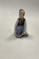 Royal Copenhagen overglaze Figurine Amager Boy No. 12414