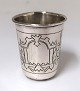 Russian silver 
goblet. Silver 
84 (875). 
Height 5 cm. 
Produced 1894.