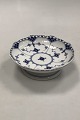 Royal 
Copenhagen Blue 
fluted Full 
Lace Footed 
Bowl No. 1023.  
Measures 17.5 
cm / 6 57/64 
in. 2nd ...