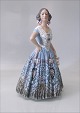 Dahl Jensen Porcelain 1124 Spanish Lady (DJ) 25 cm Blue Dress