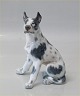 Dahl Jensen Dog 
1128 Great 
Dane, small 
(DJ) 13 cm 2. 
and in mint 
condition