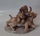 Super Dahl 
Jensen dogs 
1257 Dachshund 
group playing 
Design Lauritz 
Jensen 20 cm 
Dachel Marked 
DJ ...