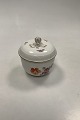 German KPM Sugar Bowl in Porcelain with Flower and Butterfly