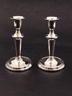 A pair of Danish silver candlesticks