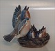 Dahl Jensen 
Marked DJ 
Copenhagen # 
1349 Bird on a 
nest (DJ) 15 cm 
In mint 
condition