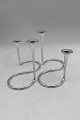 Anton Michelsen Sterling Silver Candle Sticks Eigil Jensen (2)