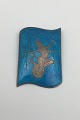 Siam (Thailand) 
Sterling Silver 
Brooch Enamel 
Measures 5.7 cm 
x 3.9 cm (2.24 
inch x 1.53 
inch) ...