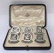 Asprey, London. 
Silver place 
card holders 
with bird 
motifs (925). 6 
pieces in 
original box. 
...