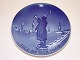 Bing & Grondahl 
(B&G) Christmas 
Plate from 1948 
"Watchman 
Sculpture”. 
Designed by 
Margrethe ...
