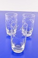 Five small soda 
glasses, height 
9.5 cm. Fine 
condition.