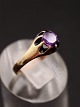 8 carat gold ring  with amethyst