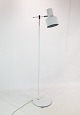 Floor lamp in white lacquered metal, model "Junior," designed by Jo Hammerborg and manufactured ...