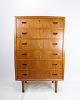 A teak dresser of Danish design from the 1960s is a lovely example of mid-century modern ...