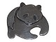 Large sterling 
silver pendant 
- Panda.
Hallmarked 
"925S".
The pendant 
measures 5.0 by 
4.8 ...