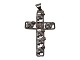 Large silver 
pendant - Cross 
from around 
1950 to 1960.
Hallmarked 
"830S" and 
unclear ...