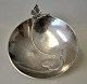 Poulsen, Karen 
B. (1910 - 
2013) Denmark: 
Unique sterling 
silver bowl on 
three ball 
legs. ...