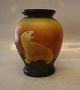 1 pcs in stock 
462 IV Vase 
with polar bear 
17.5 cm Axel 
Sørensen  1929 
P. Ipsen Enke 
(The ...