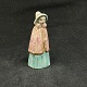 Height 9 cm.
Stamped L. 
Hjorth Denmark.
The figure is 
decorated in a 
green dress and 
pink ...