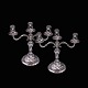 Axel Salomonsen 
- Copenhagen. A 
pair of 
Sterling Silver 
Three-Light 
Candelabra.
Designed and 
...