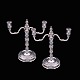 Axel Salomonsen 
- Copenhagen. A 
pair of 
Sterling Silver 
Two-Light 
Candelabra.
Designed and 
...