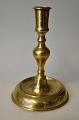 Baroque Danish 
brass 
candlestick of 
the Næstved 
type, 18th 
century 
Denmark. 
Stamped. H.: 16 
cm.