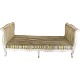 Neoclassical 
daybed / bed of 
French origin 
with original 
gray painting 
and fabric of 
older date ...