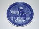 Royal 
Copenhagen (RC) 
Christmas Plate 
from 1946 "The 
Church at Farum 
outside 
Copenhagen”. 
...