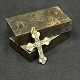 Length 4.5 cm.
Width 3 cm.
Nice little 
cross in gilded 
brass with 
micromosaic on 
the ...