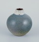 Elly Kuch (1929-2008) and Wilhelm Kuch (1925-2022). Unique ceramic vase. 
Speckled glaze in green and blue tones.