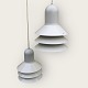 2 white ceiling 
lamps from 
Lyskær, approx. 
16.5 in 
diameter and 20 
cm in height. 
Some traces of 
...