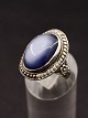 Sterling silver ring with moonstone
