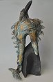 Baarstrøm, Gerd 
(1946 -) 
Denmark: 
Flyvefisken. 
Raku. Signed 
2009. Height: 
34 cm.