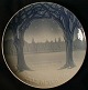 Bing & Grondahl 
(B&G) Christmas 
Plate from 1904 
"View Of 
Copenhagen from 
the 
Frederiksberg 
...