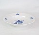 Deep plates by 
Royal 
Copenhagen with 
patterned blue 
flower edged 
with production 
number ...